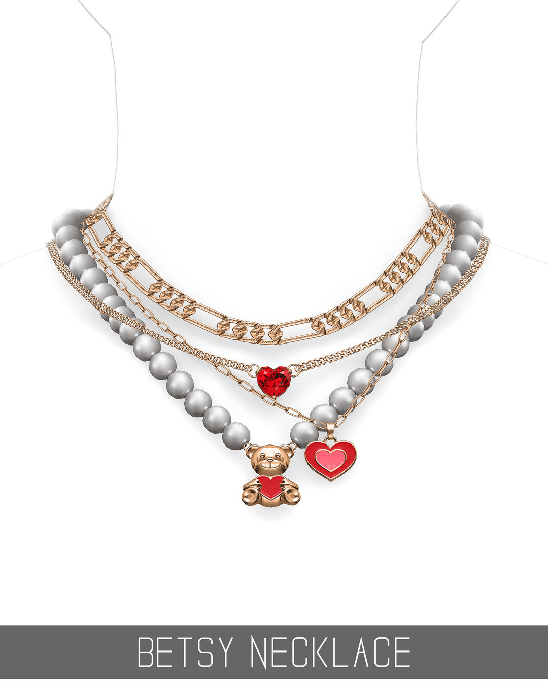 Скриншот мода Ожерелье BETSY NECKLACE